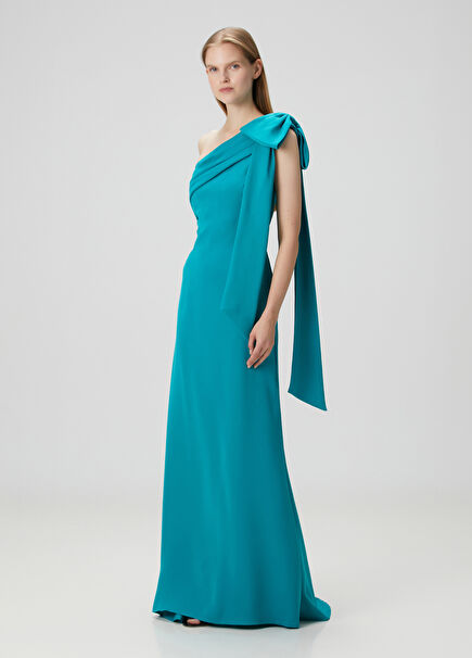 Cassia Su Yeşili Abiye Elbise