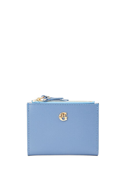 Blue Women's Leather Wallet