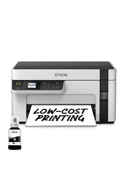 EcoTank M2120 Wi-Fi + Scanner + Copier Mono Multifunction Tank Printer C11CJ18403