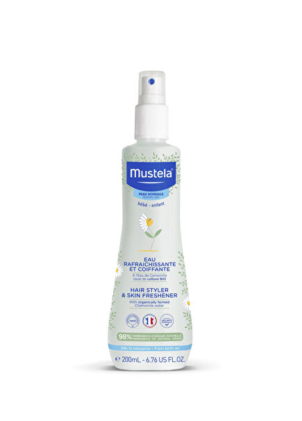 Hair Styling and Refreshing Body Spray with Organic Chamomile Water 200 ml