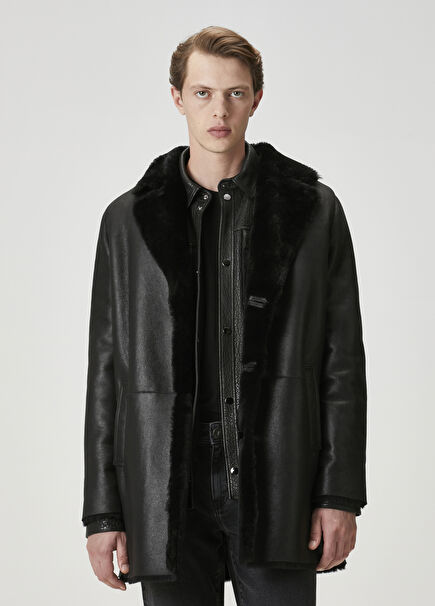 Black Leather Coat