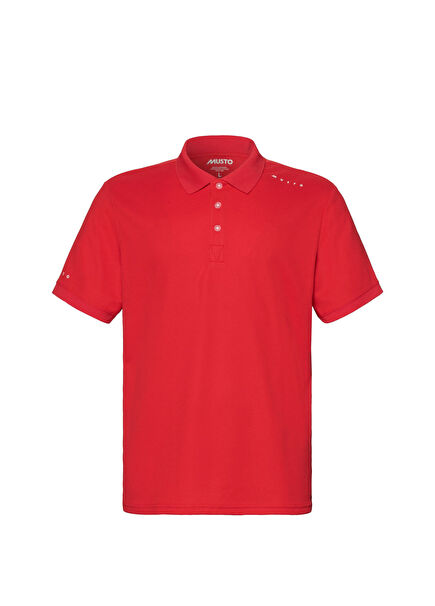 M Evo Crew Pro Lite True Red Polo Yaka Kısa Kollu Erkek T-Shirt