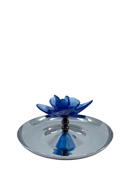 Blue Orchid Detailed Serving Plate