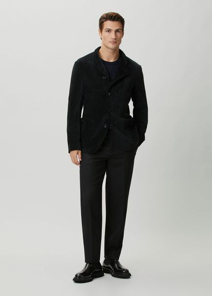 Black Wool Pants