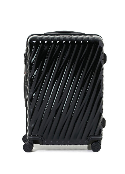 Short Trip Expandable Black Suitcase