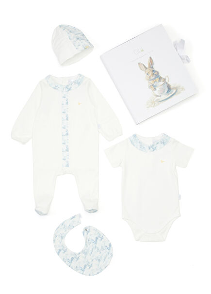 Baby Boy Jumpsuit + Body Set - Blue World