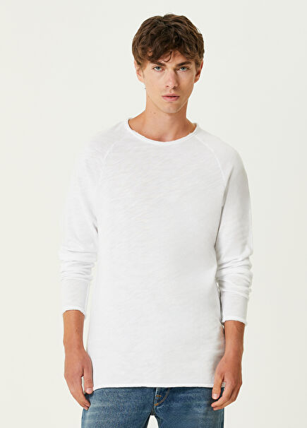 Sonoma Beyaz Uzun Kollu T-shirt