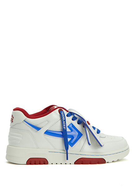 Out Of Office Mavi Kırmızı Kadın Deri Sneaker