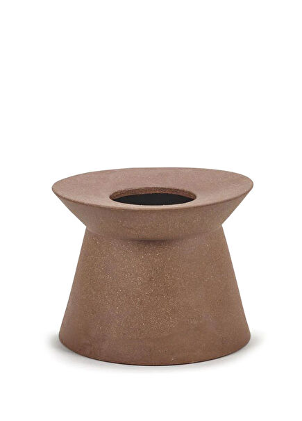 Red Brown Marie Ann Kiremit Seramik Büyük Boy Dekoratif Obje