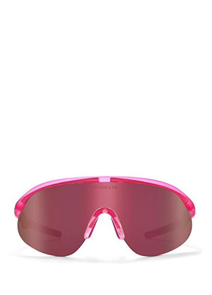 Sport Flamingo Pink Yarım Çerçeveli Unisex Çocuk Outdoor Güneş Gözlüğü