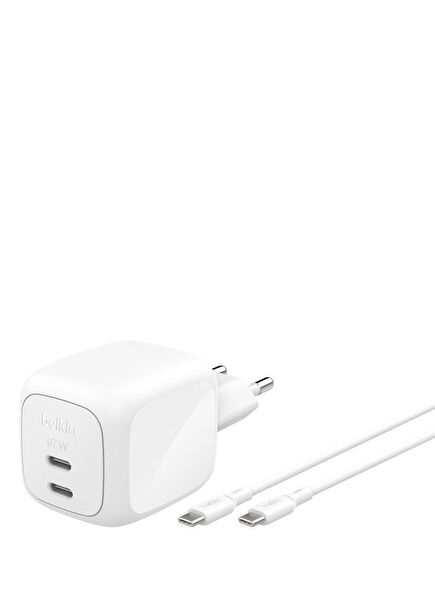 BoostCharge Pro 2-Port USB-C GaN Charger 67W