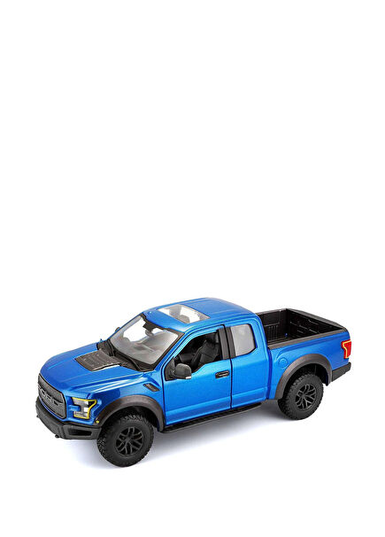 Ford Raptor 2017 1/24 Blue Model Car