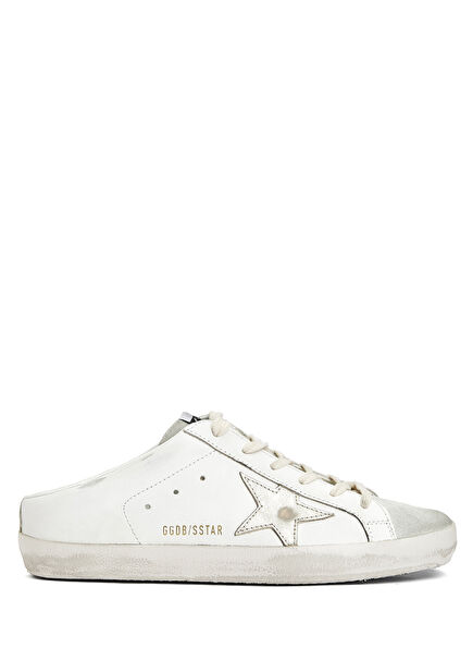Super-Star Beyaz Gold Kadın Deri Sneaker