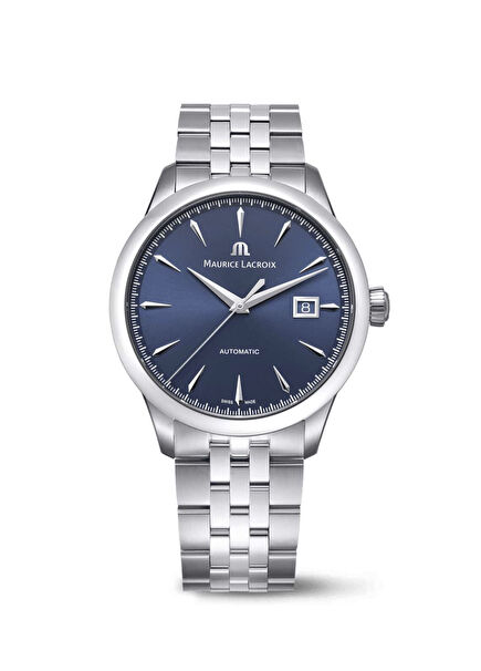 ML-756008SS002430-1 Metalik Gri Çelik Erkek Kol Saati