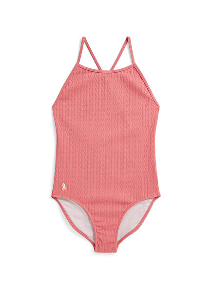 Pink Girls Swimsuit