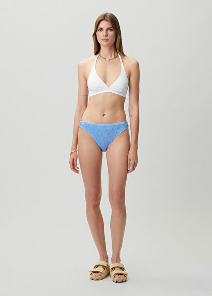 Rainbow Yeşil Mavi Gold Aksesuarlı Bikini Altı