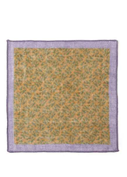 Khaki Men's Wool Handkerchief