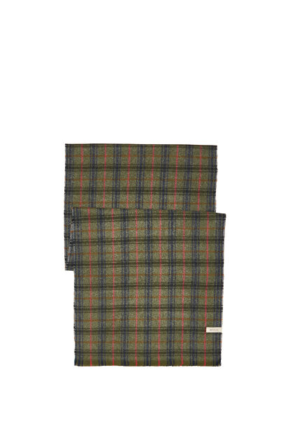 Khaki Plaid Men's Scarf