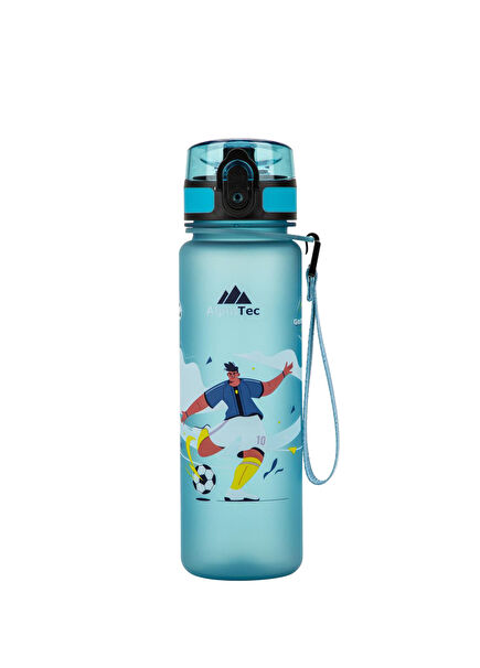 Blue Football Patterned Tritan Children's Waterer & Flask 500 ml