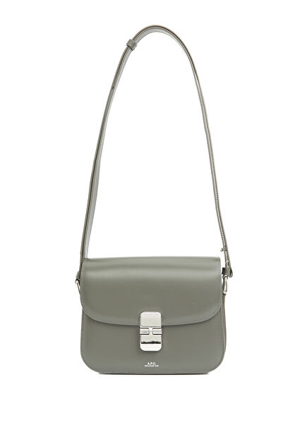 Grace Koyu Gri Kadın Deri Omuz Çantası