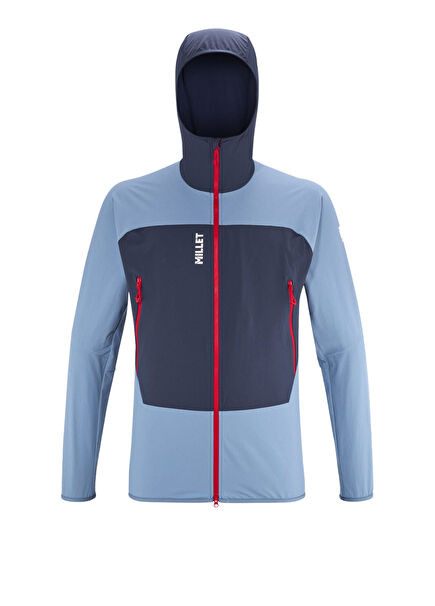 Fusion XCS H Renkli Kapüşonlu Tam Fermuarlı Erkek Polar Ceket  MIV9394 MILLET.N9302