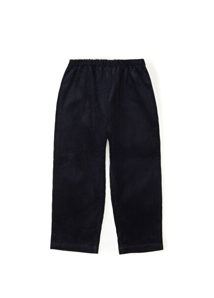 Lacivert Erkek Çocuk Organik Pamuk Kadife Pantolon