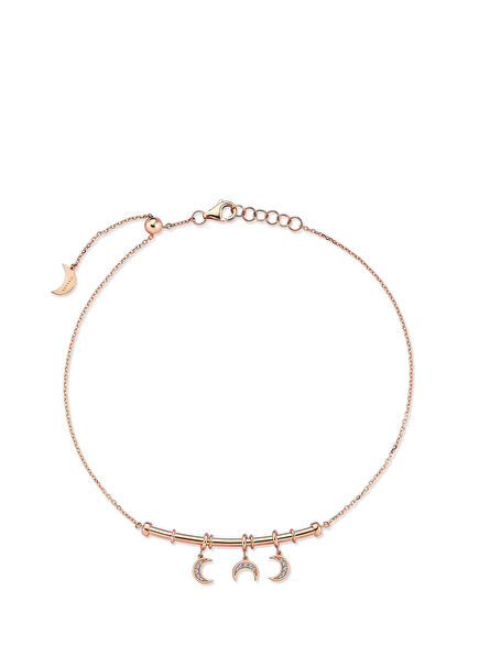 Moonlight Diamonds Women's Gold Anklet