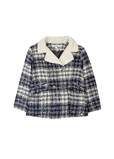 White Collar Girl Wool Coat