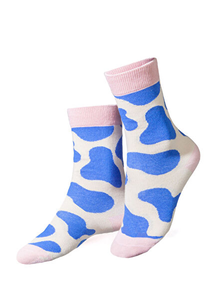 Blue Milk Colored Boys' Socks