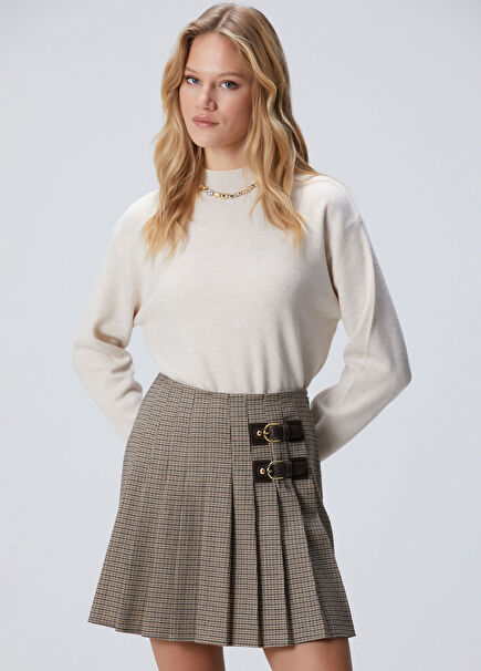 Light Beige Mélange Sweater