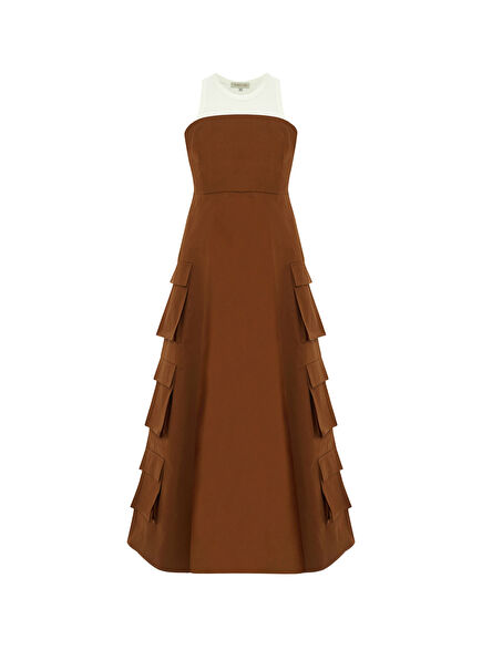 Leonie Tan Pocket Detailed Women's Dress