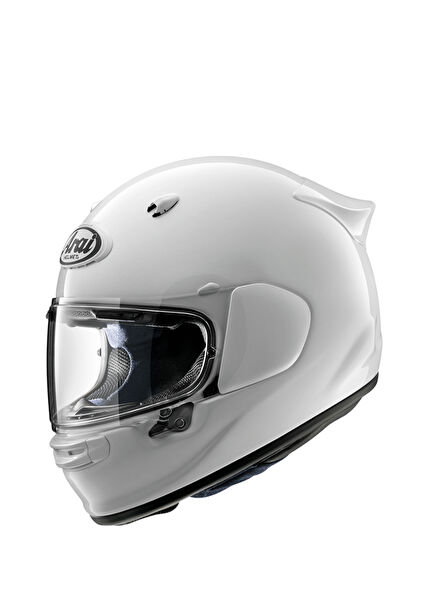 Quantic Diamond White Closed Motorcycle Helmet