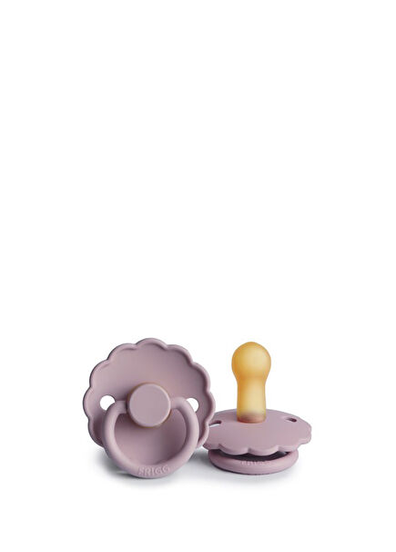 Daisy Soft Lilac 6-18 Months Rubber Pacifier