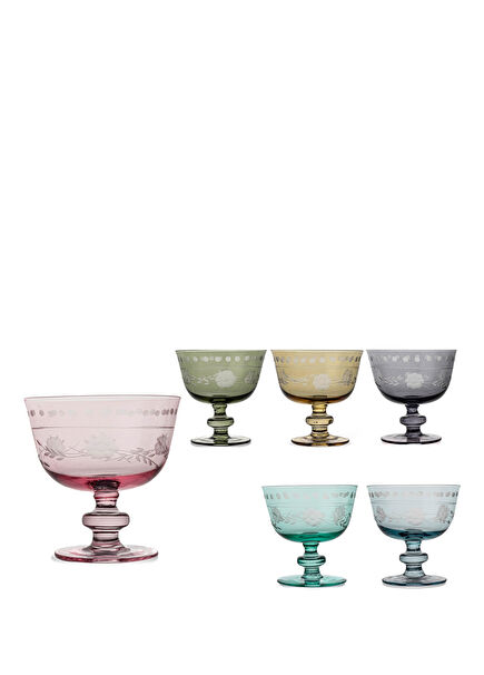 Mix Colorful Floral 6L Ice Cream Bowl