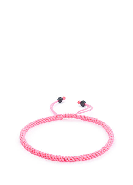 Knot Oxide Pembe Erkek Bileklik