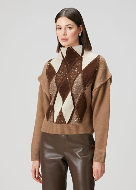 Brown Diamond Sweater