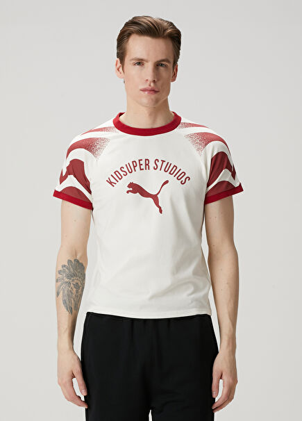 X Kidsuper Ringer White T-Shirt