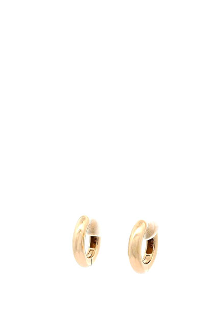 Thick Hoop Women's Gold Earrings