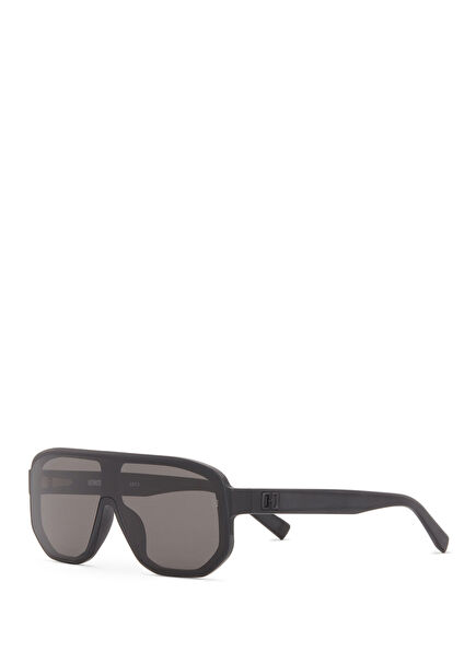 Hm 1672 C4 Mat Siyah Asetat Unisex Güneş Gözlüğü