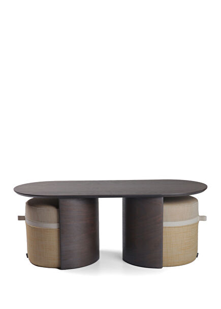 Kangaroo 2-Piece Puff Set Coffee Table
