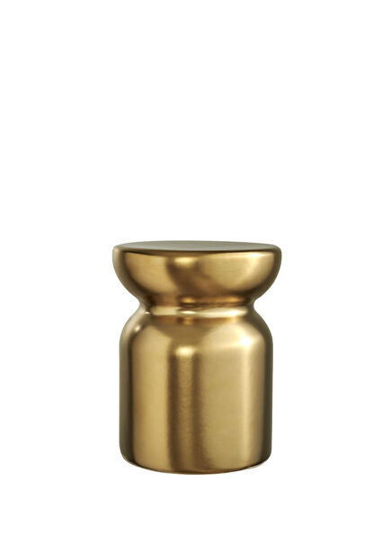 Fondo Matte Gold Porcelain Stool Table
