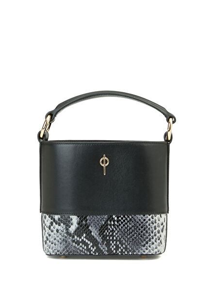 Noa Snake Black Women's Leather Bag