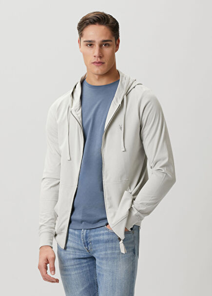 Brace Grey Hooded Sweatshirt