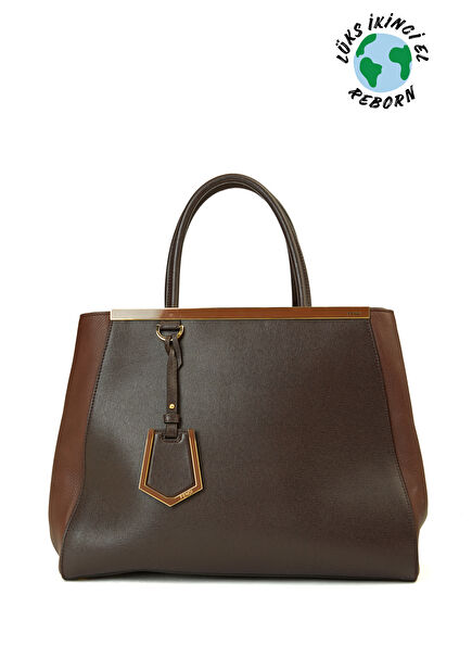 Fendi 2Jours Leather Çanta
