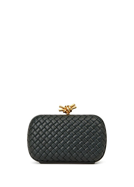 Knot Dark Green Women's Leather Hand Portfolio