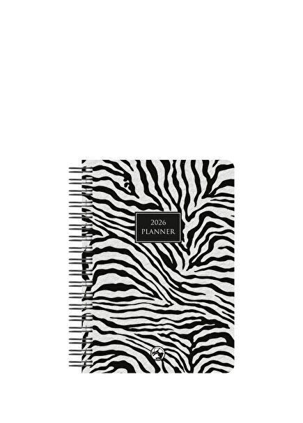 Zebra A5 Spiral 2026 12-Month Weekly Planner
