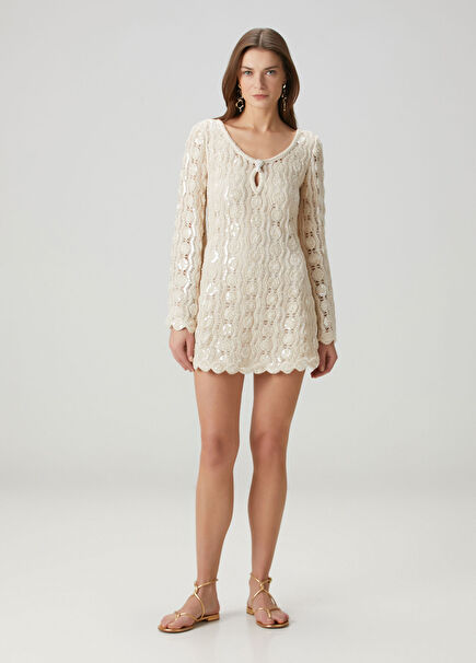 Micah Ecru Beach Dress