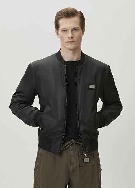 Siyah Bomber Ceket