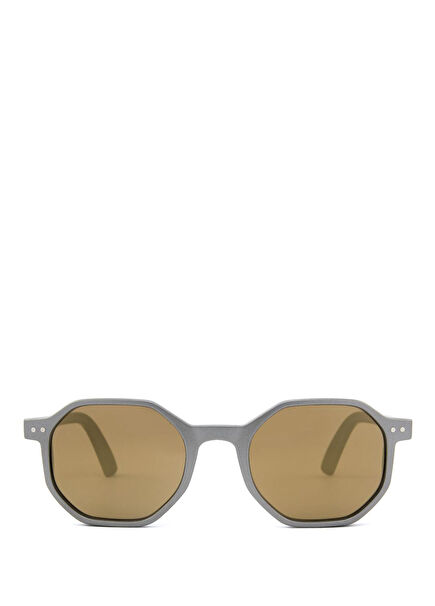 The Octagon Gold Unisex Sunglasses