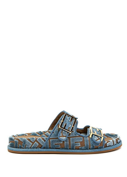 Fendi Feel Blue Women's Slides